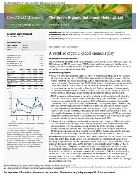 The Green Organic Dutchman Holdings_October_2018_941_34941