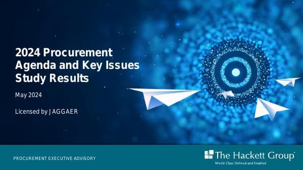 The-Hacket-Group-2024-Procurement-Agenda-and-Key-Issues-Study-Results