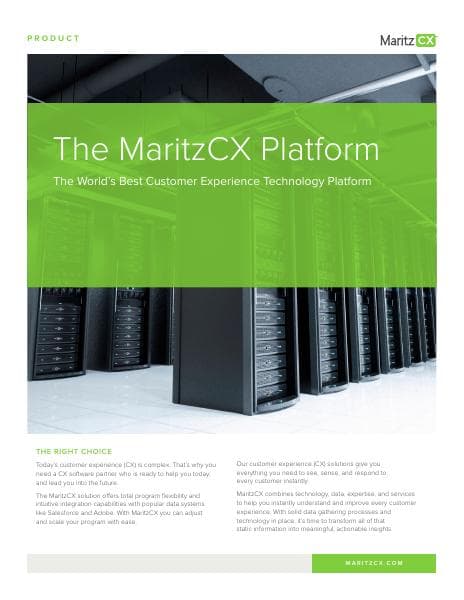 TheMaritzCXPlatform