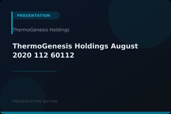 ThermoGenesis Holdings_August_2020_112_60112