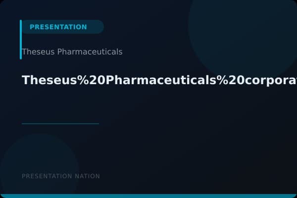 Theseus%20Pharmaceuticals%20corporate%20deck%20March%202022