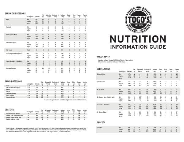 TOGOS-NUTRITIONAL-INFO