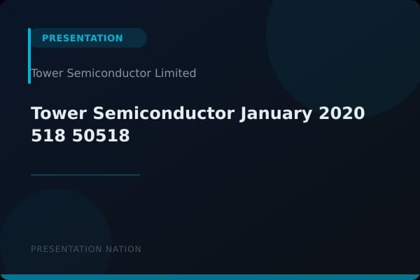Tower Semiconductor_January_2020_518_50518