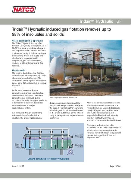TRIDAIR-HYDRAULILC-Induced-Gas-Flotation-System