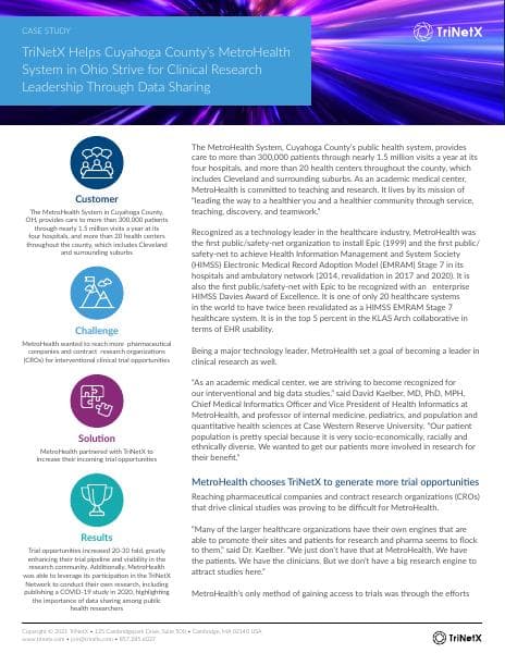 TriNetX-MetroHealth-Case-Study