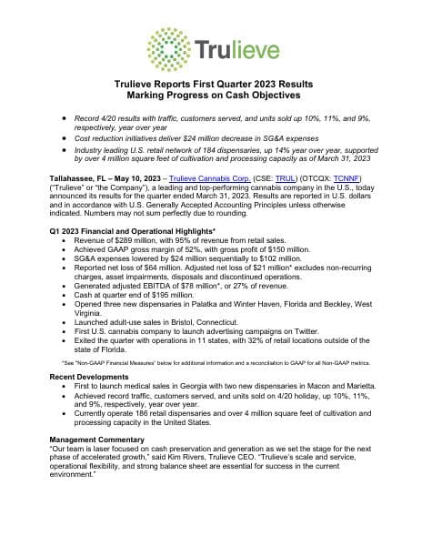 Trulieve%20Q1%202023%20Earnings%20Release%2005.10.23
