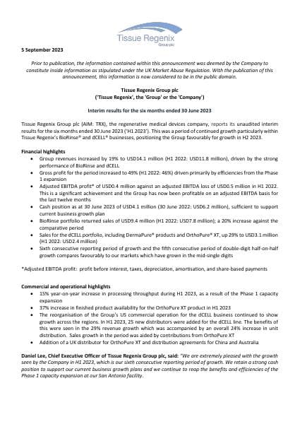 trx-interim-results-rns-050923