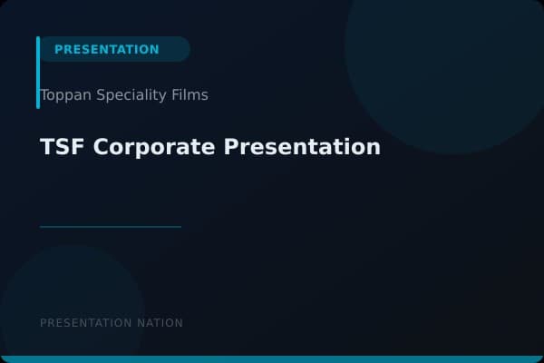 TSF_Corporate_Presentation