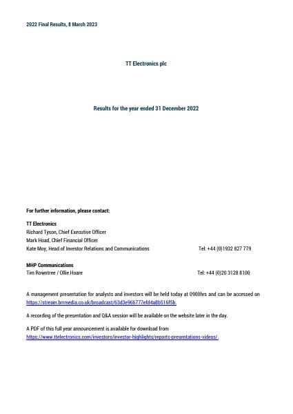 TT-Electronics-FY22-RNS