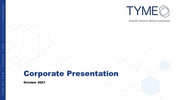 Tyme Technologies_October_2021_951_74951