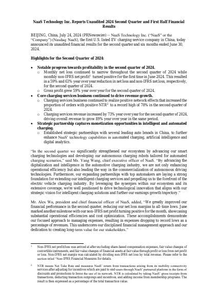 Unaudited+2024+Second+Quarter+and+First+Half+Financial+Results