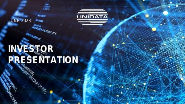 Unidata-S.p.A.-Investor-Presentation-June-2023