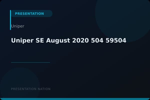 Uniper SE_August_2020_504_59504