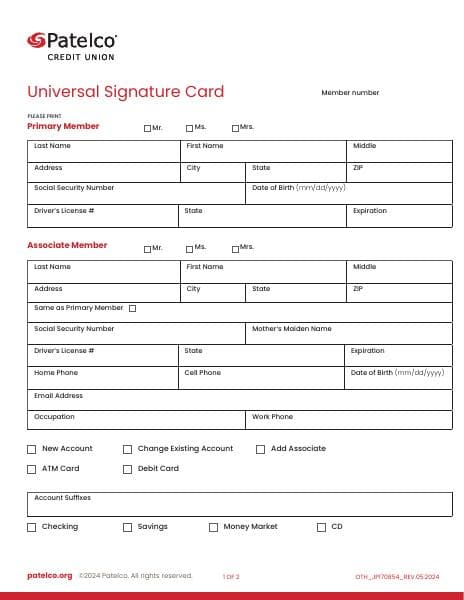 Universal-Signature-Card