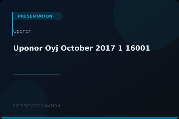 Uponor Oyj_October_2017_1_16001