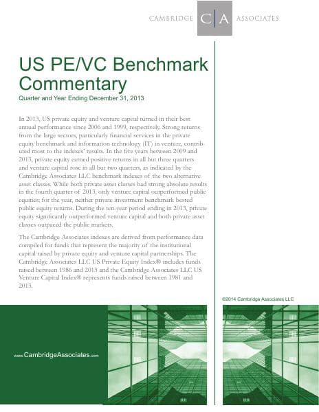 US-PE-VC-Benchmark-Commentary-4Q13