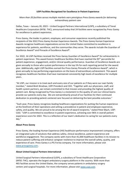 USPI-Facilities-Recognized-for-Excellence-in-Patient-Experience