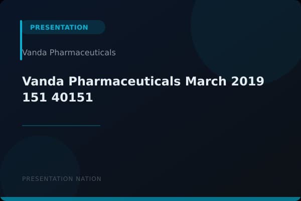 Vanda Pharmaceuticals_March_2019_151_40151