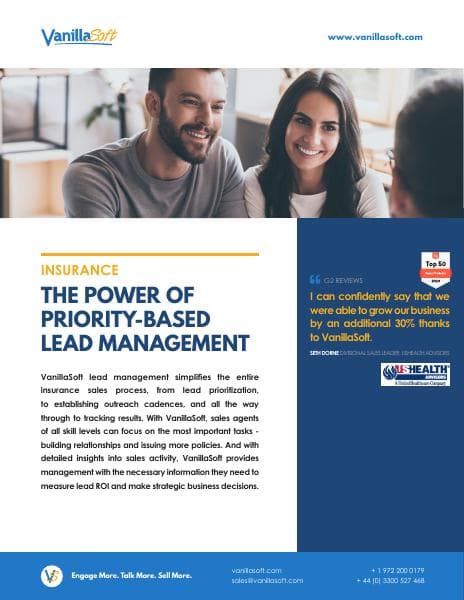 VanillaSoft-Insurance-Solution-Brief