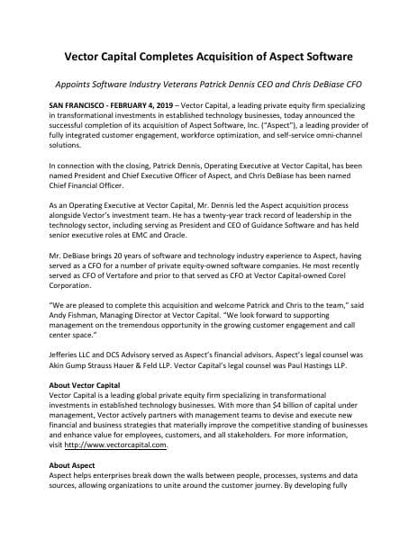Vector_Capital_Completes_Acquisition_of_Aspect_Software
