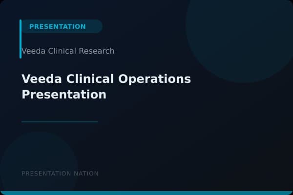 Veeda_Clinical-Operations_Presentation