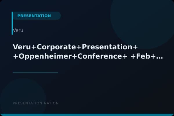 Veru+Corporate+Presentation+-+Oppenheimer+Conference+-+Feb+2024