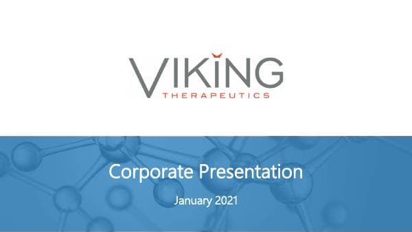 Viking%20Therapeutics%20Corporate%20Presentation%20January%202021