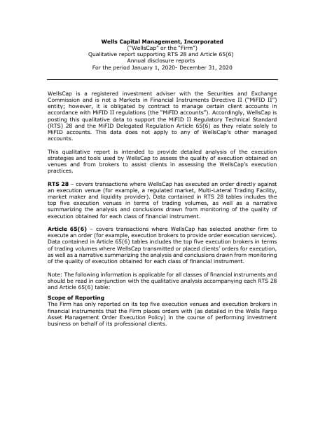 wells-capital-management-qualitative-analysis-2020