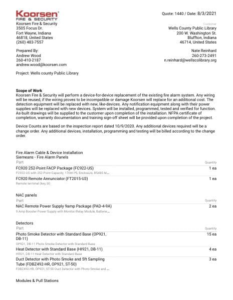 Wells-Co-Library-Fire-Alarm-Replacement