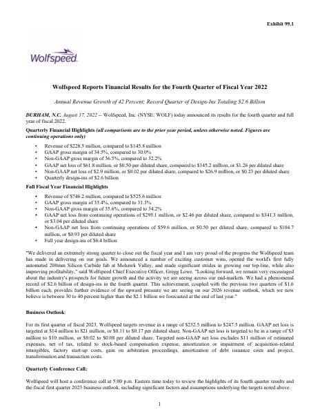 Wolfspeed_Q4_2022_Earnings_Release
