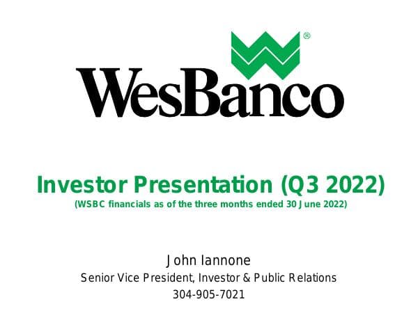 WSBC-Investor-Presentation-3Q22-final