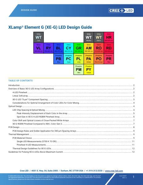 XLamp-XEG-Design-Guide