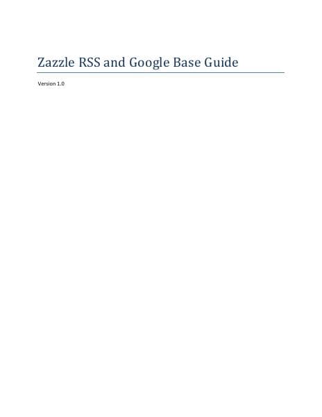 Zazzle_RSSandGoogleBaseGuide_1