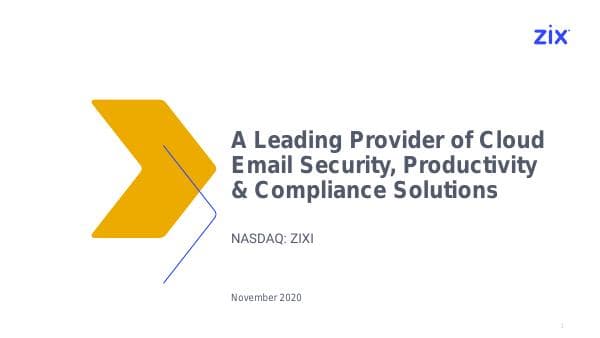 Zix Corporation_November_2020_588_63588